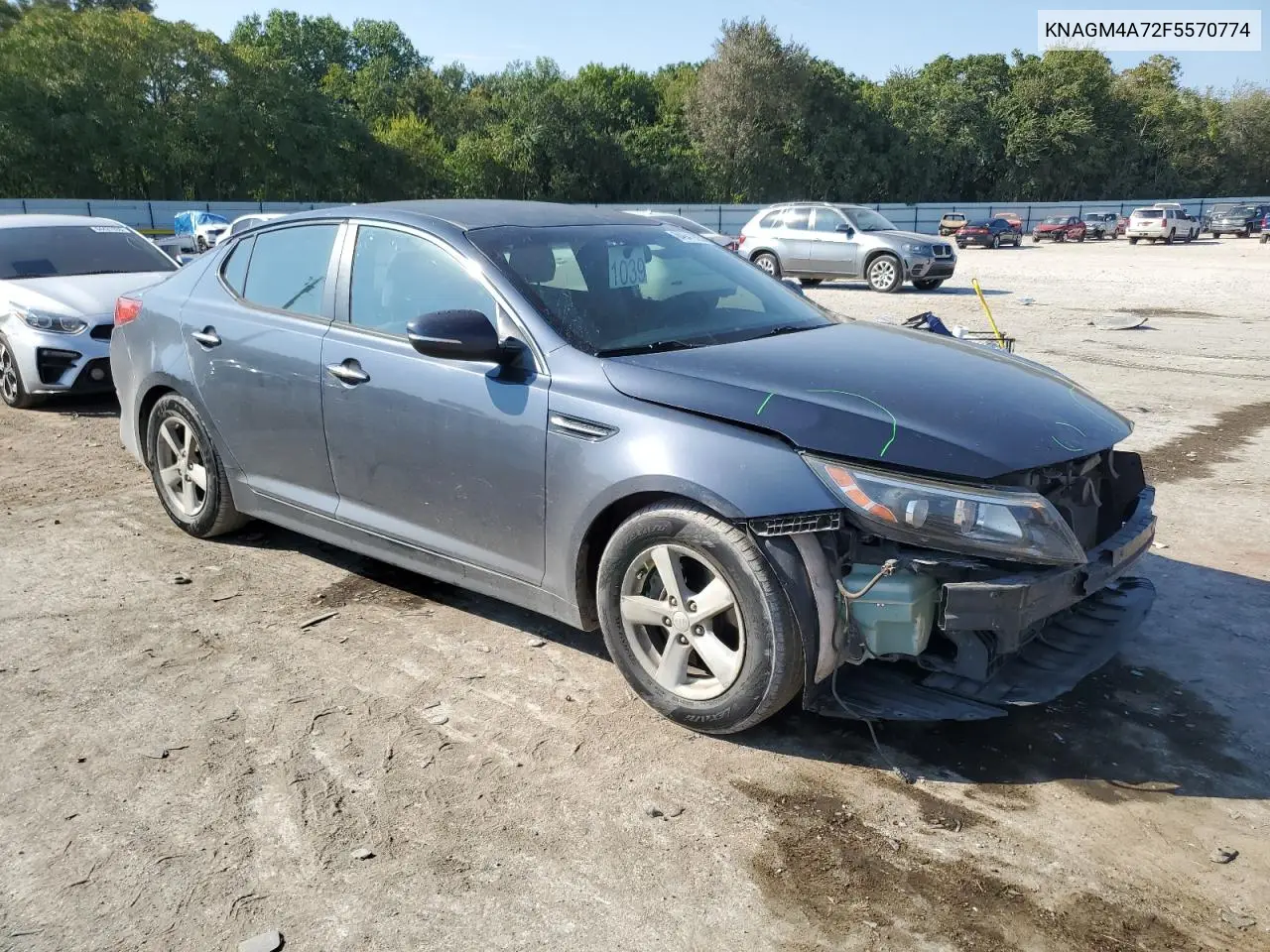 KNAGM4A72F5570774 2015 Kia Optima Lx