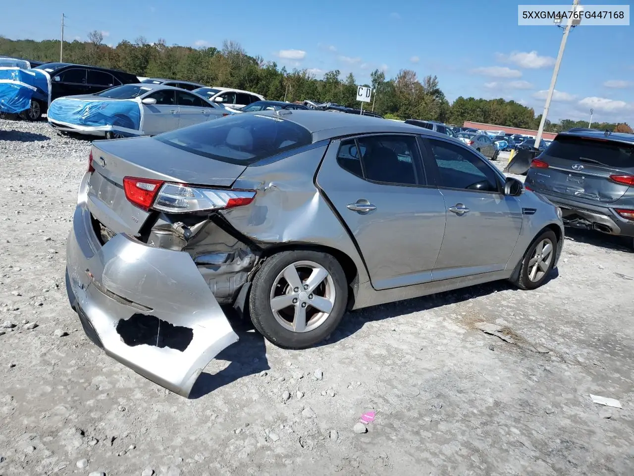 5XXGM4A76FG447168 2015 Kia Optima Lx
