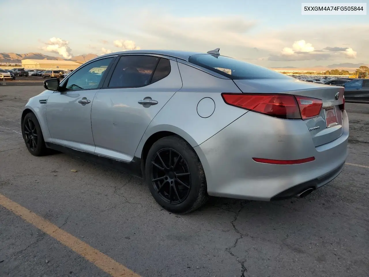 5XXGM4A74FG505844 2015 Kia Optima Lx