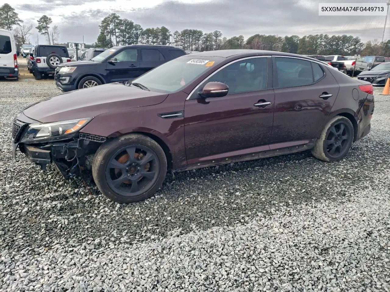 5XXGM4A74FG449713 2015 Kia Optima Lx