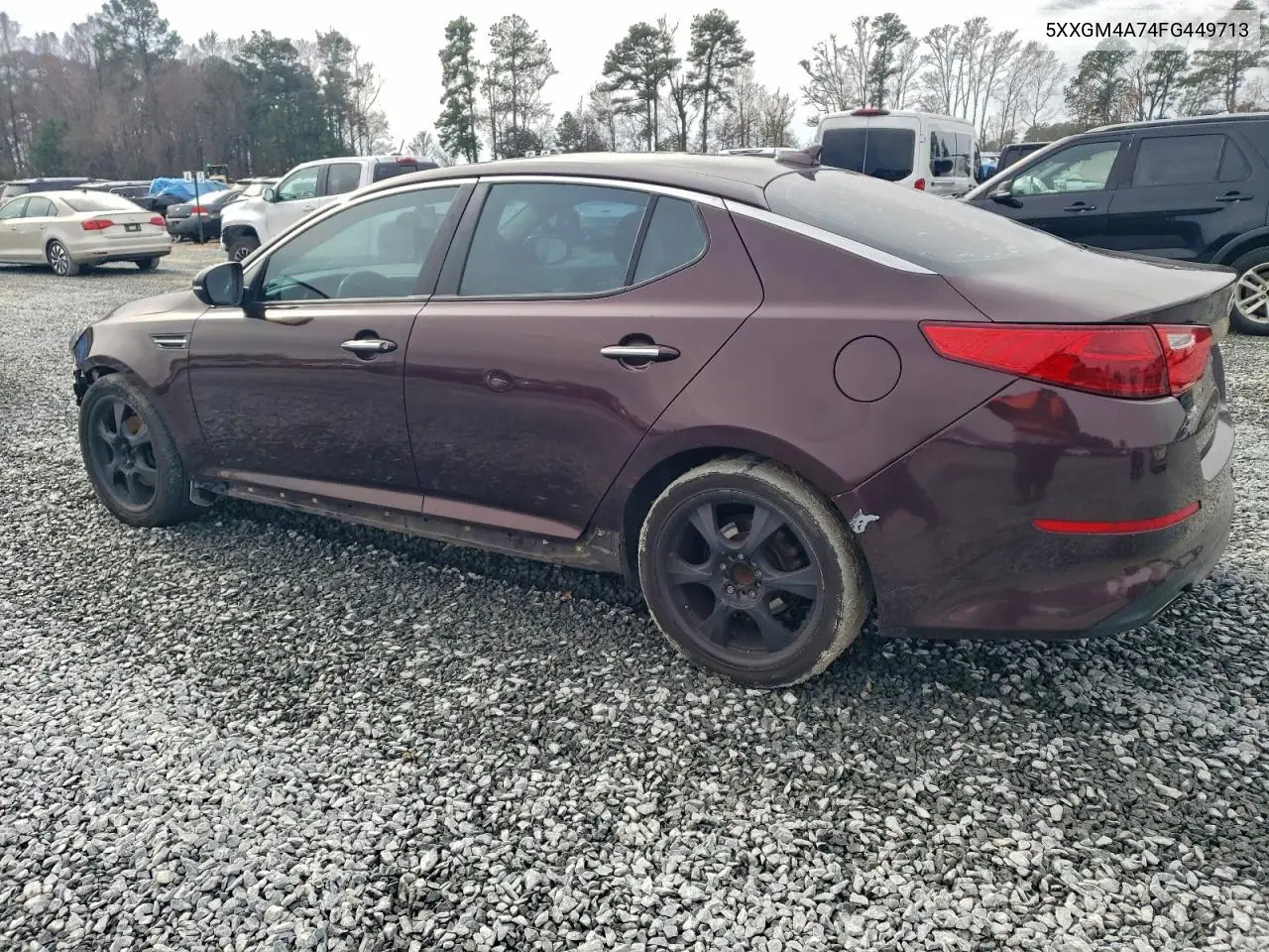 5XXGM4A74FG449713 2015 Kia Optima Lx