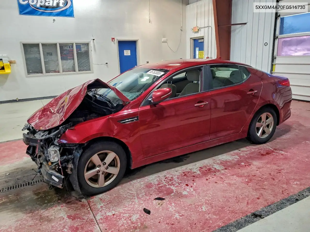 5XXGM4A70FG516730 2015 Kia Optima Lx