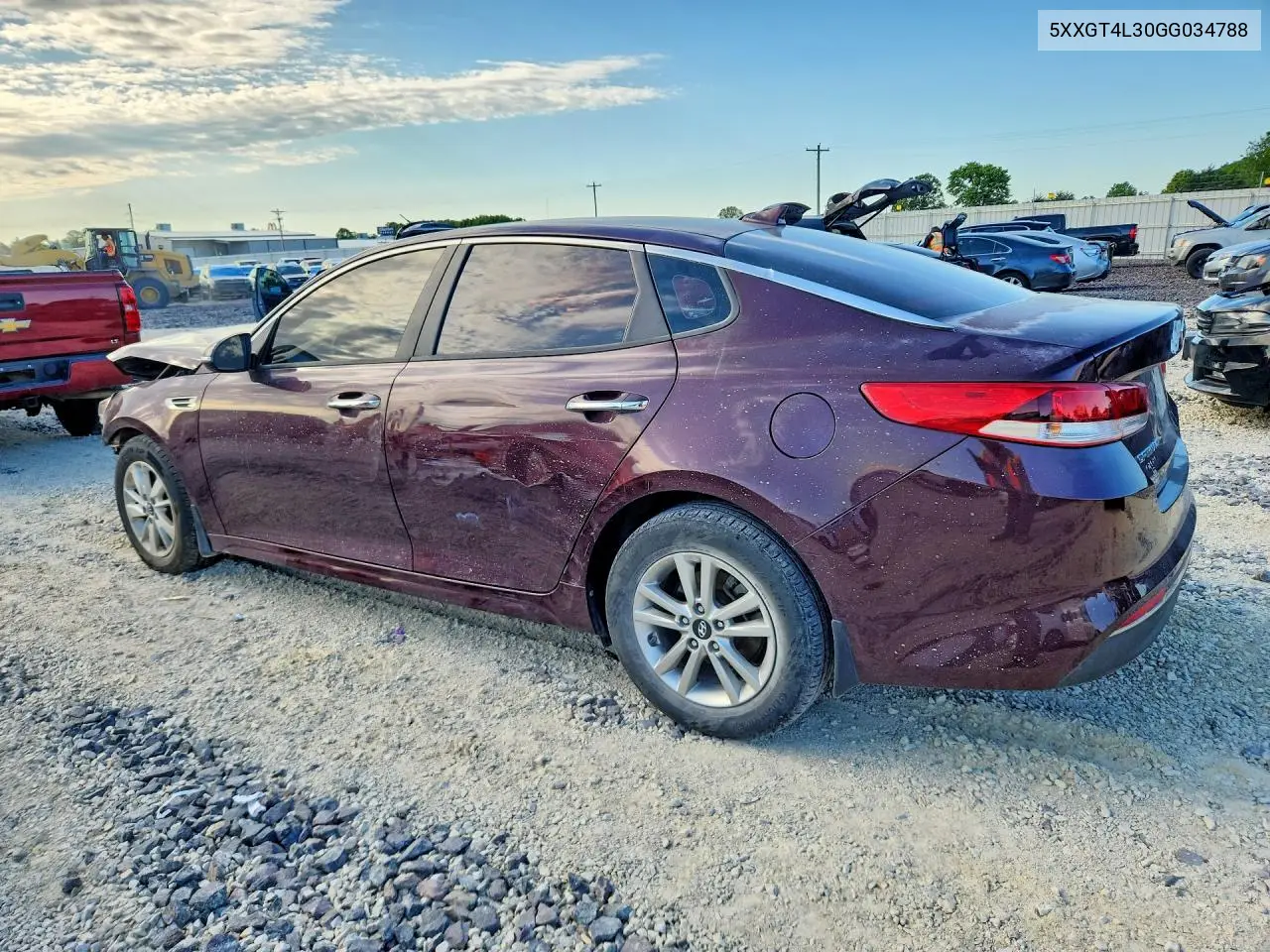 5XXGT4L30GG034788 2016 Kia Optima Lx