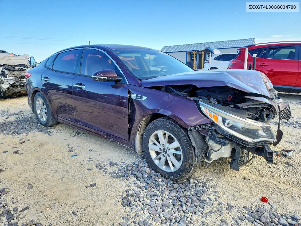 5XXGT4L30GG034788 2016 Kia Optima Lx