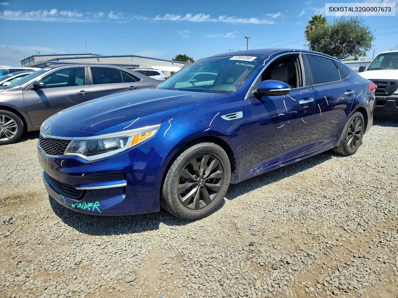 2016 Kia Optima Lx VIN: 5XXGT4L32GG007673 Lot: 57081266