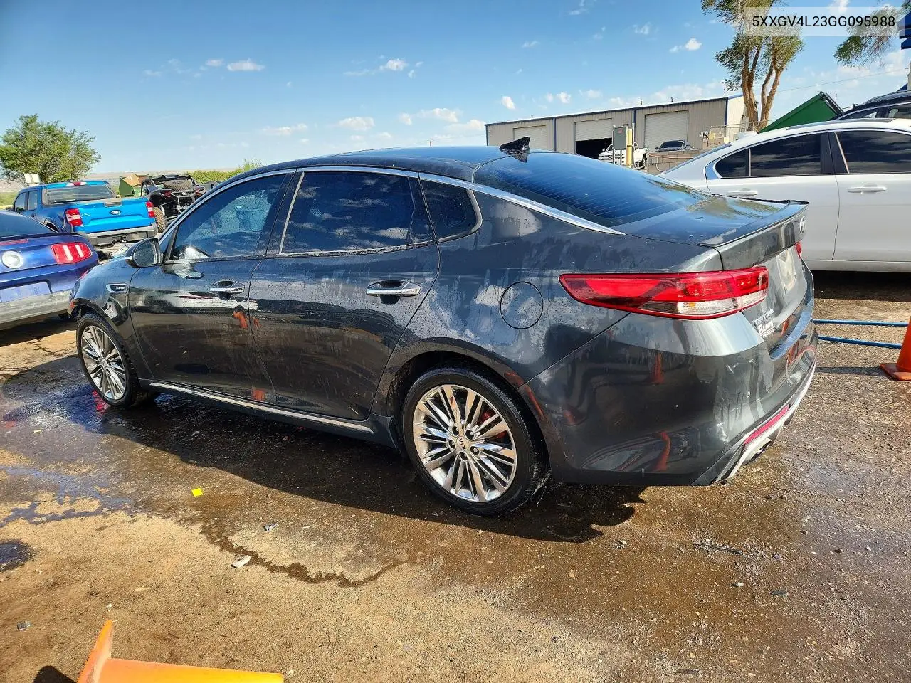 2016 Kia Optima Sxl VIN: 5XXGV4L23GG095988 Lot: 60423876