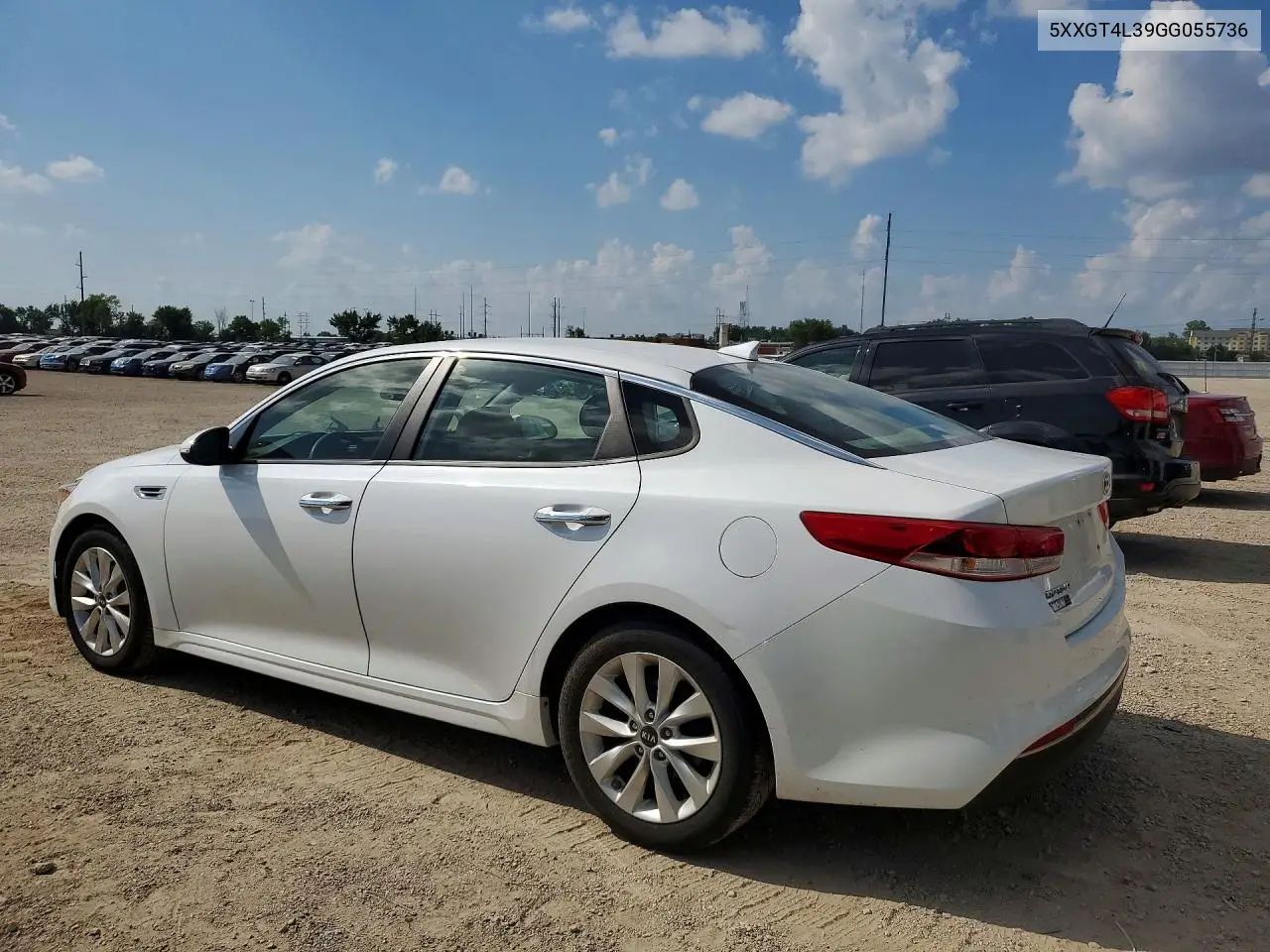 2016 Kia Optima Lx VIN: 5XXGT4L39GG055736 Lot: 61294346
