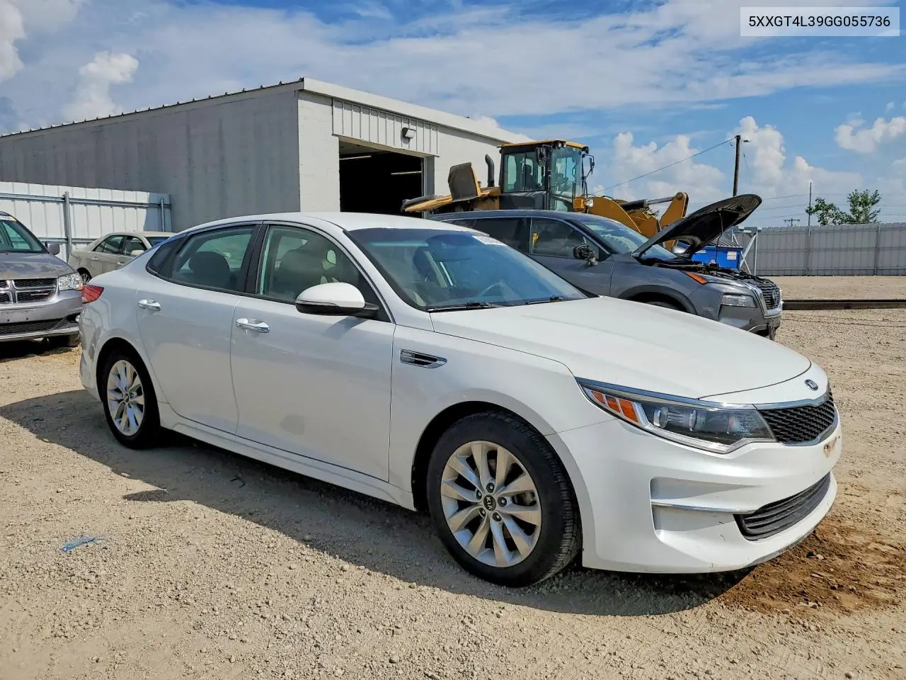 2016 Kia Optima Lx VIN: 5XXGT4L39GG055736 Lot: 61294346