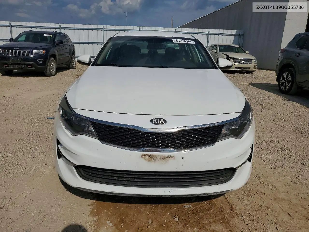 2016 Kia Optima Lx VIN: 5XXGT4L39GG055736 Lot: 61294346