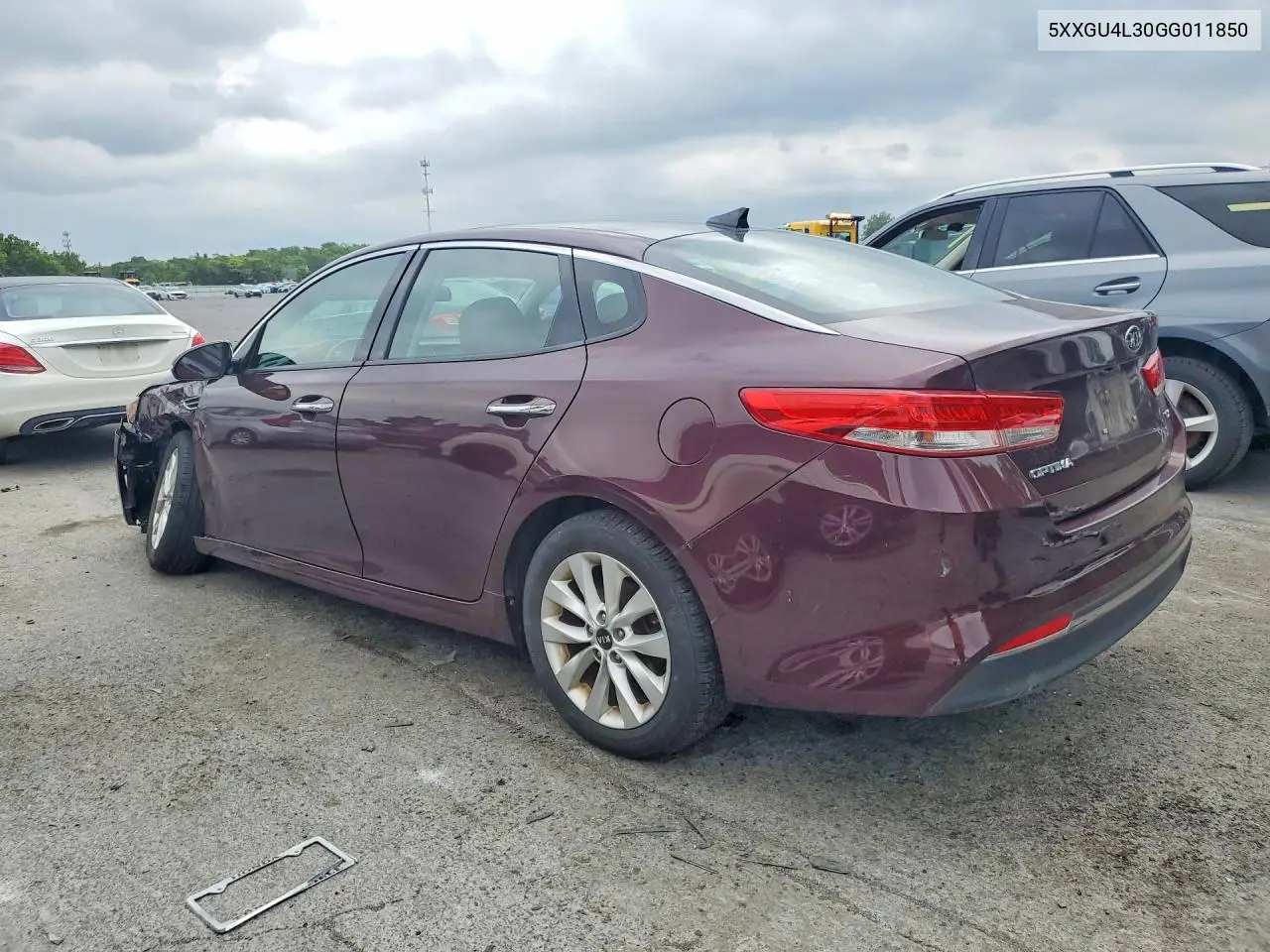 2016 Kia Optima Ex VIN: 5XXGU4L30GG011850 Lot: 61343176