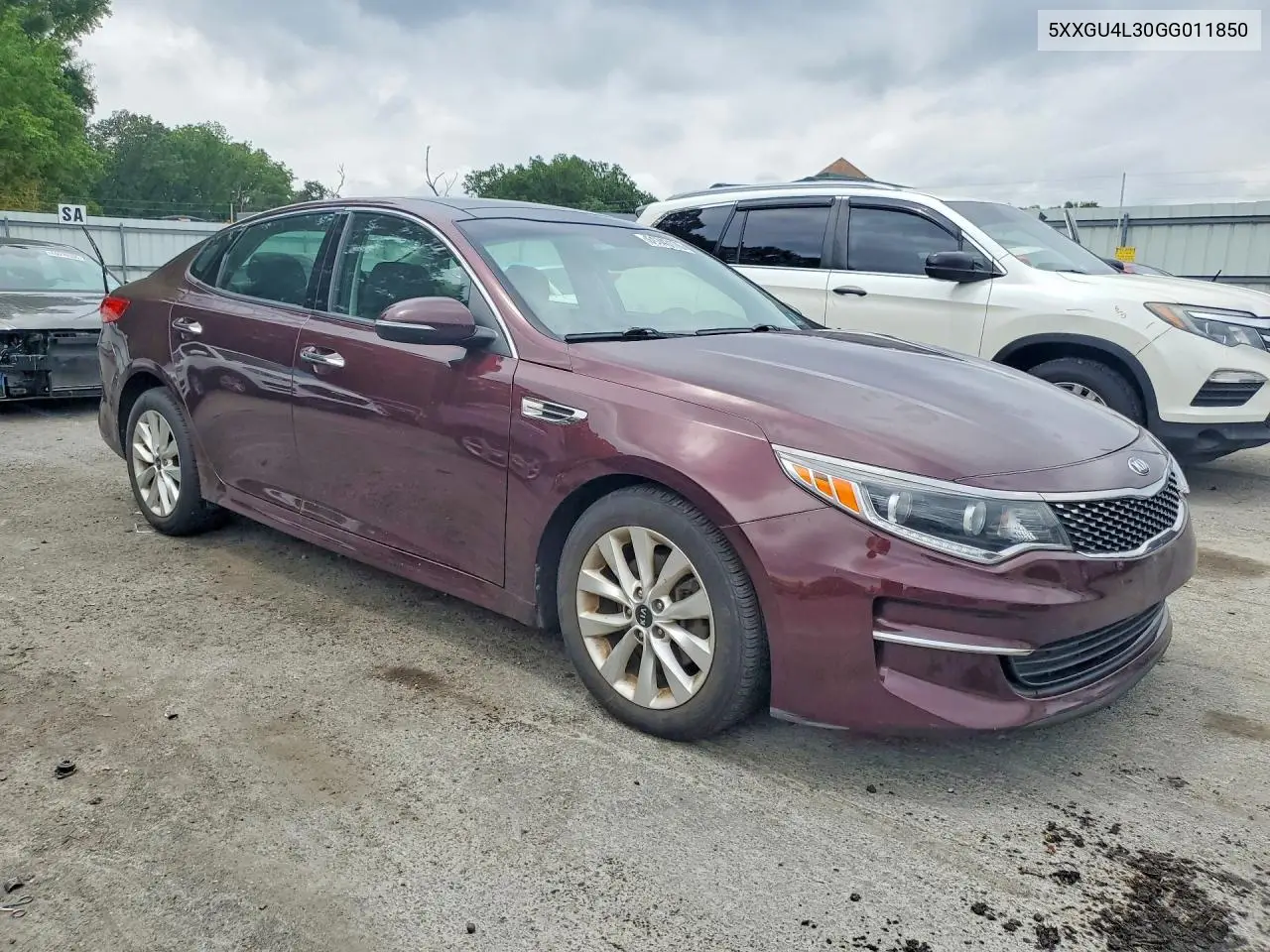 2016 Kia Optima Ex VIN: 5XXGU4L30GG011850 Lot: 61343176