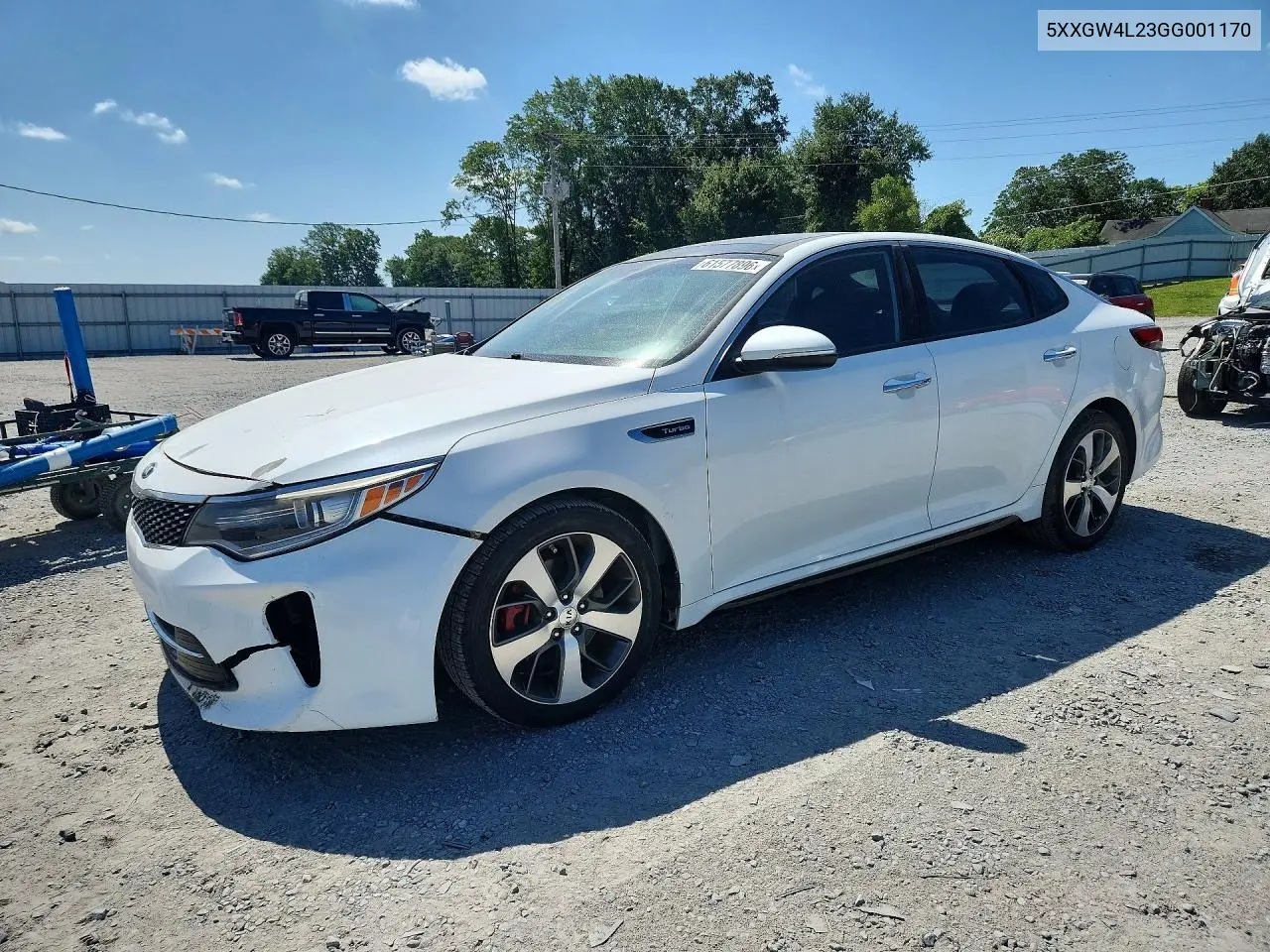 2016 Kia Optima Sx VIN: 5XXGW4L23GG001170 Lot: 61577896