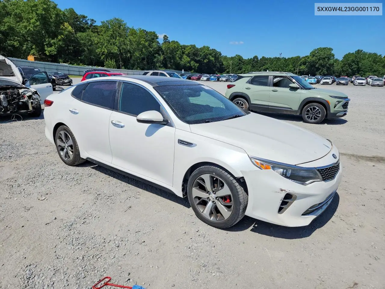 2016 Kia Optima Sx VIN: 5XXGW4L23GG001170 Lot: 61577896