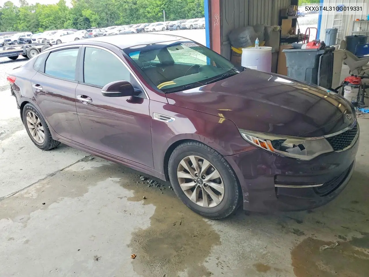 2016 Kia Optima Lx VIN: 5XXGT4L31GG019331 Lot: 61676836