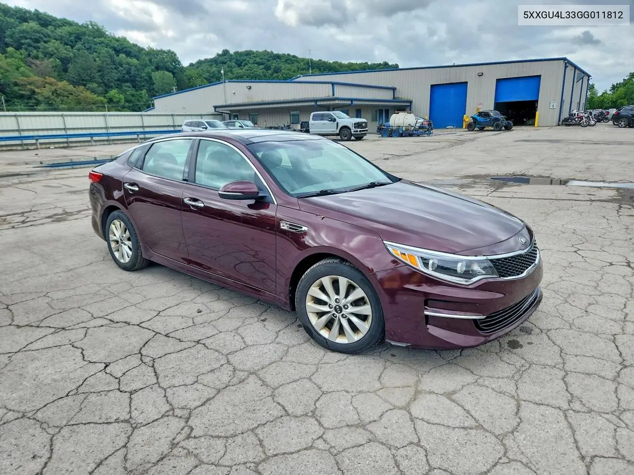2016 Kia Optima Ex VIN: 5XXGU4L33GG011812 Lot: 61727116