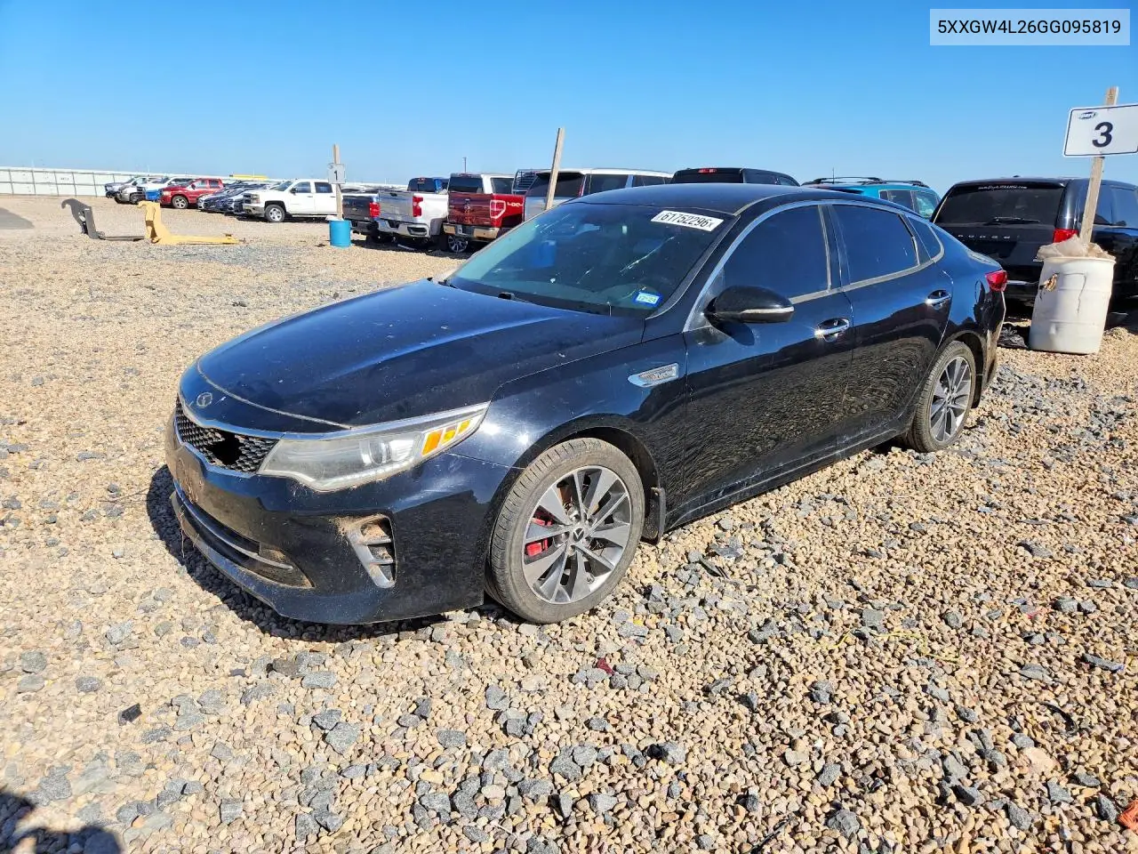 2016 Kia Optima Sx VIN: 5XXGW4L26GG095819 Lot: 61752296