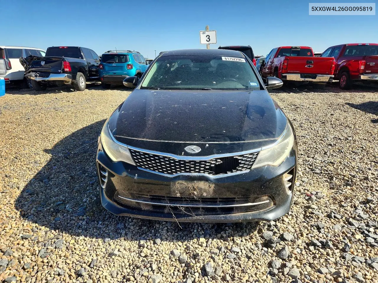 2016 Kia Optima Sx VIN: 5XXGW4L26GG095819 Lot: 61752296