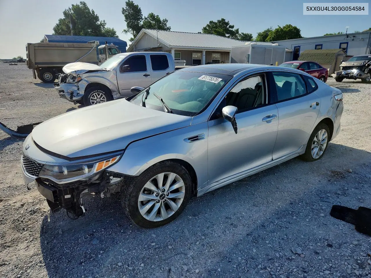 2016 Kia Optima Ex VIN: 5XXGU4L30GG054584 Lot: 61775576