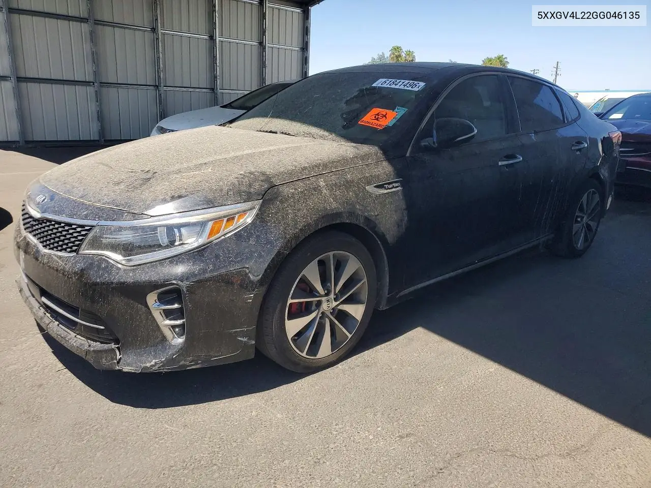 2016 Kia Optima Sxl VIN: 5XXGV4L22GG046135 Lot: 61841496