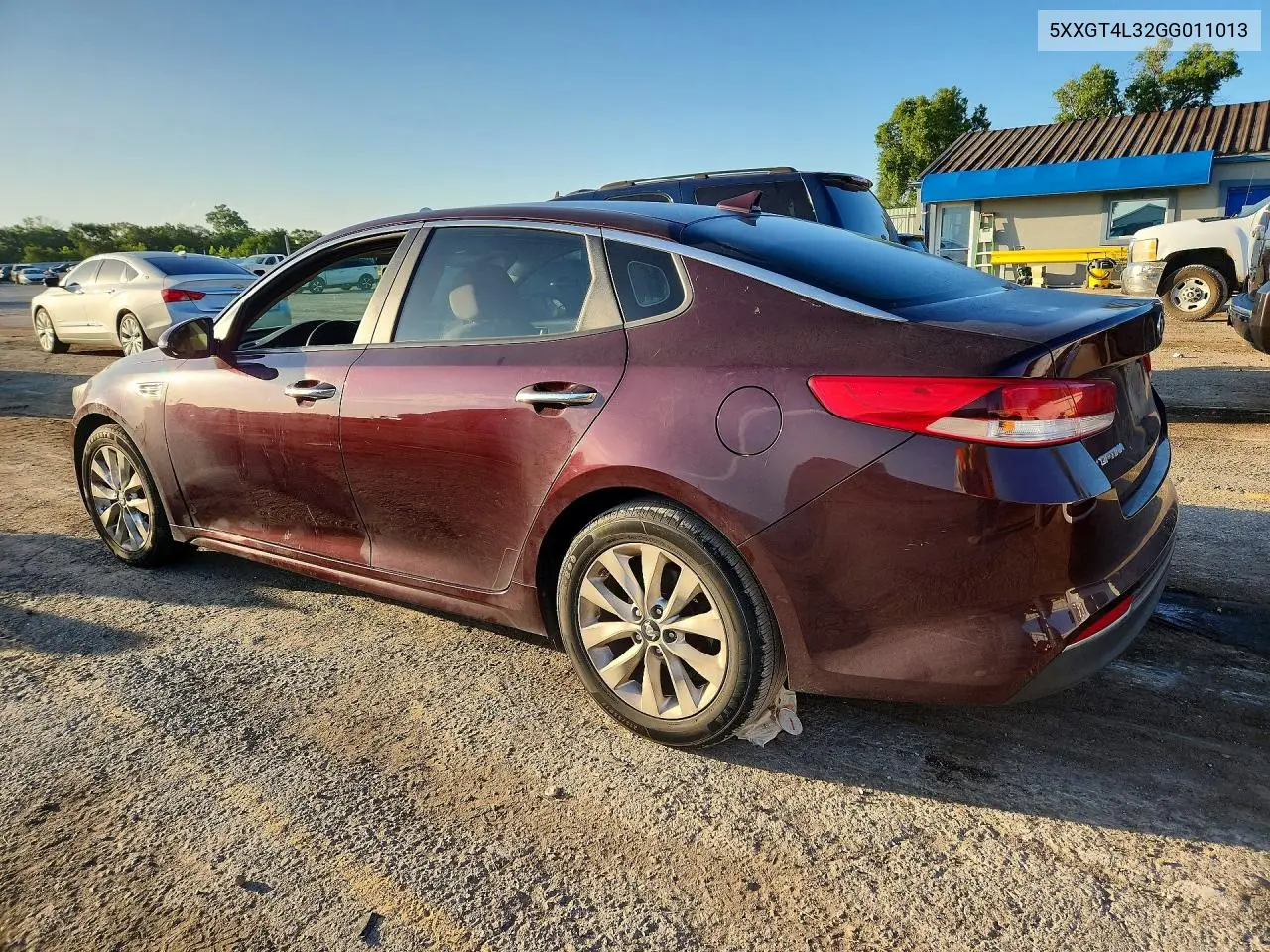 2016 Kia Optima Lx VIN: 5XXGT4L32GG011013 Lot: 61873316