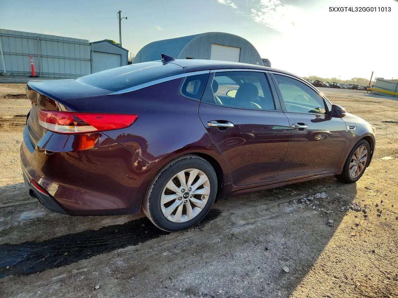 2016 Kia Optima Lx VIN: 5XXGT4L32GG011013 Lot: 61873316