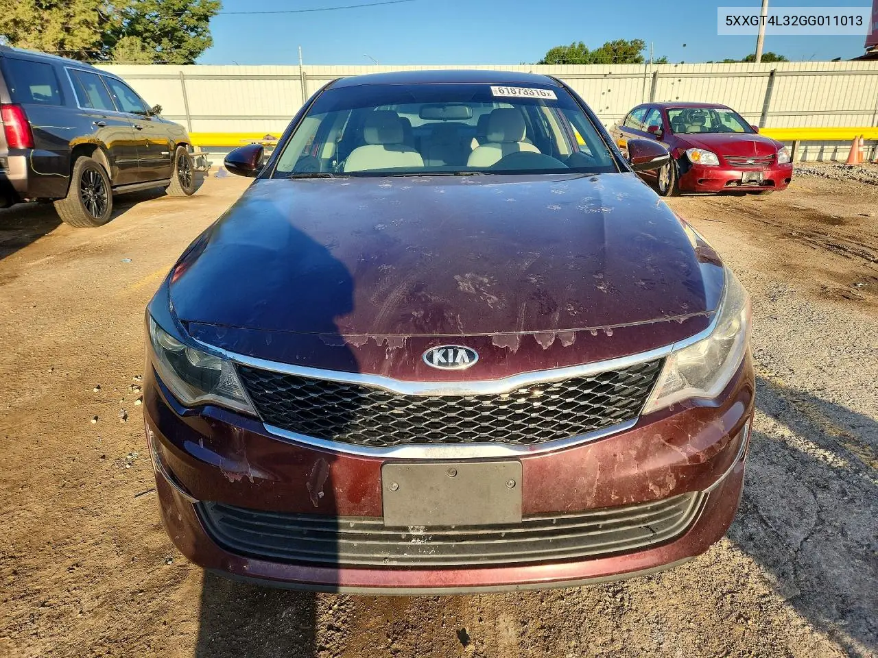 2016 Kia Optima Lx VIN: 5XXGT4L32GG011013 Lot: 61873316