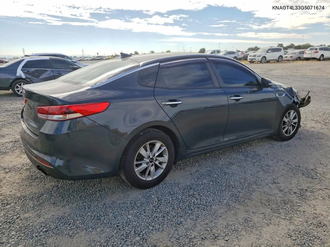 2016 Kia Optima VIN: KNAGT4L33G5071674 Lot: 61949096