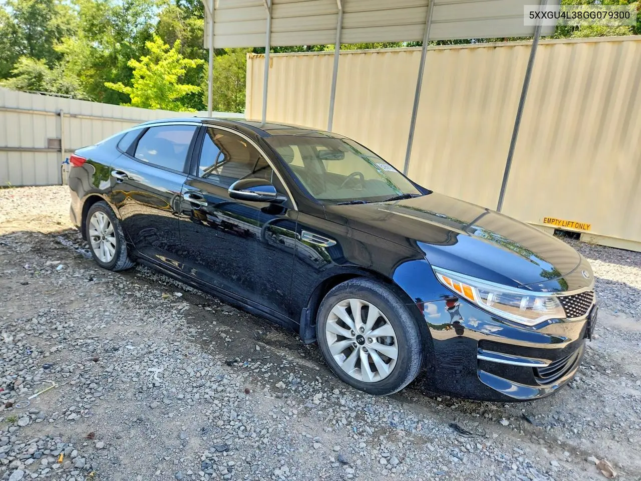 2016 Kia Optima Ex VIN: 5XXGU4L38GG079300 Lot: 61959196