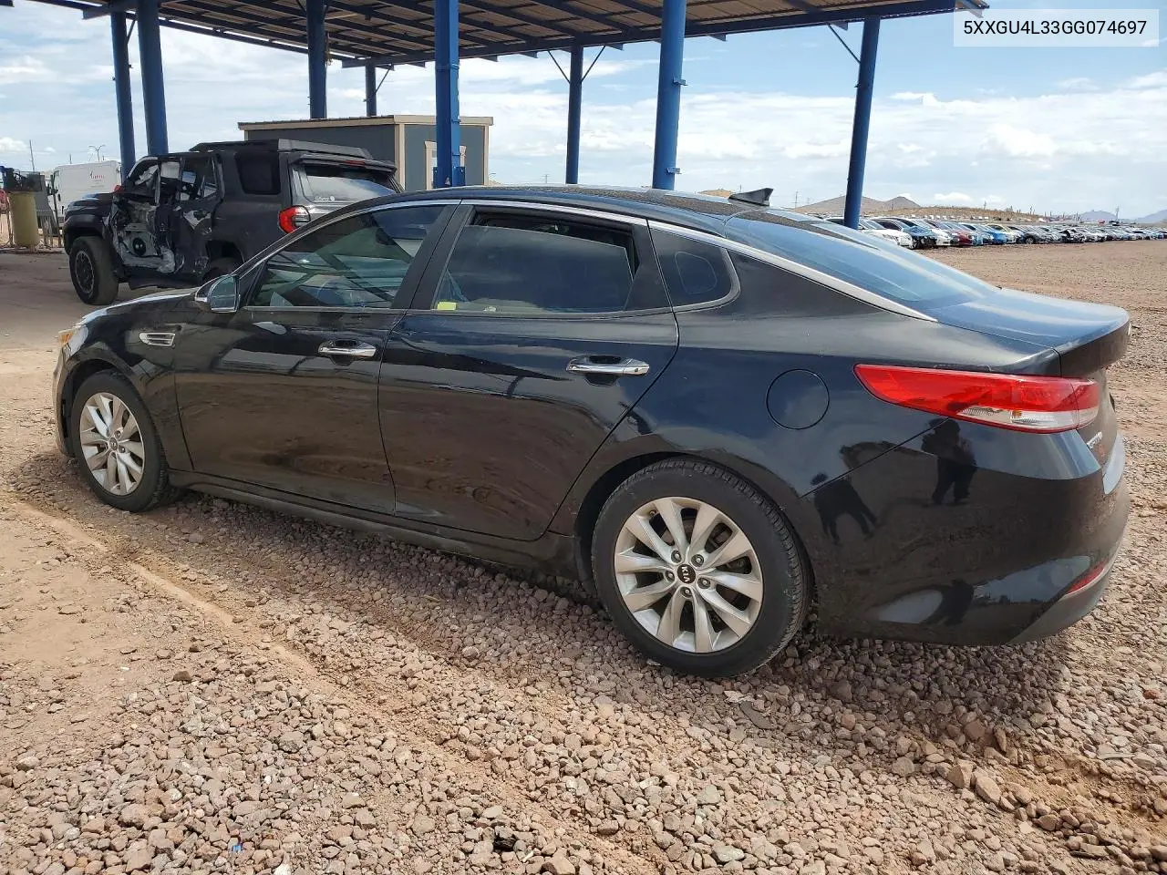 2016 Kia Optima Ex VIN: 5XXGU4L33GG074697 Lot: 62087576