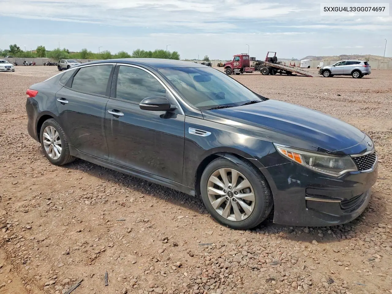 2016 Kia Optima Ex VIN: 5XXGU4L33GG074697 Lot: 62087576