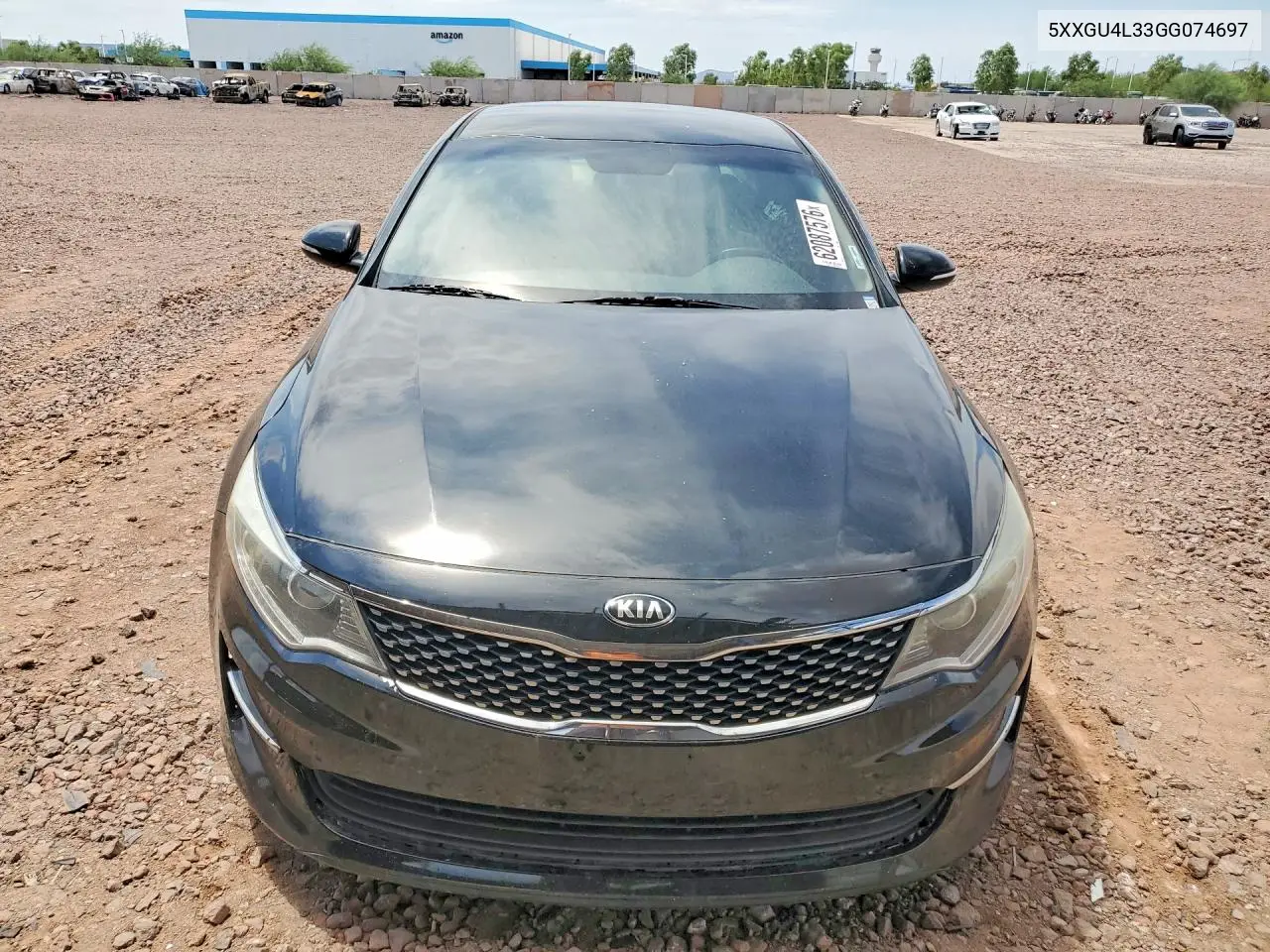 2016 Kia Optima Ex VIN: 5XXGU4L33GG074697 Lot: 62087576