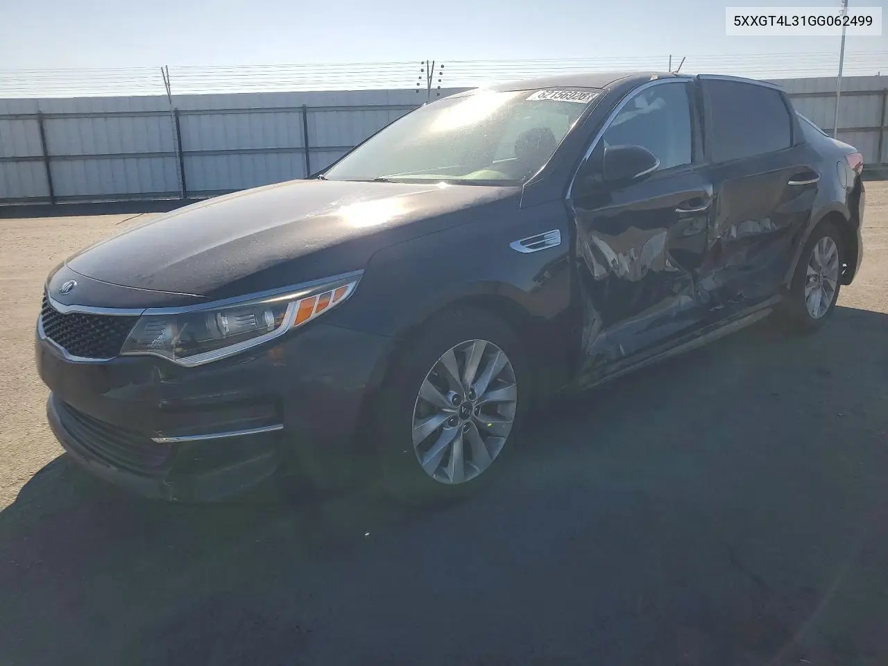 2016 Kia Optima Lx VIN: 5XXGT4L31GG062499 Lot: 62156926