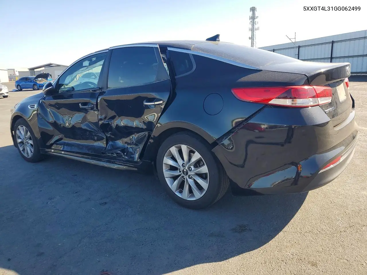 2016 Kia Optima Lx VIN: 5XXGT4L31GG062499 Lot: 62156926