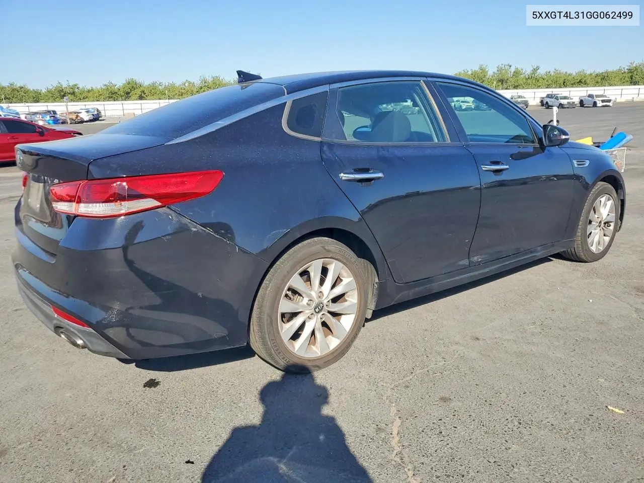 2016 Kia Optima Lx VIN: 5XXGT4L31GG062499 Lot: 62156926