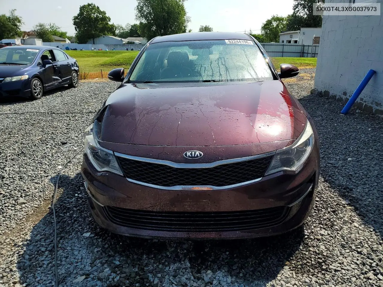 2016 Kia Optima Lx VIN: 5XXGT4L3XGG037973 Lot: 62244196