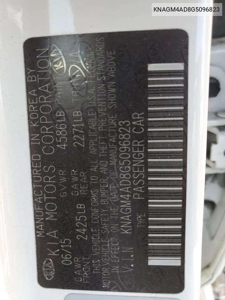 KNAGM4AD8G5096823 2016 Kia Optima Hybrid