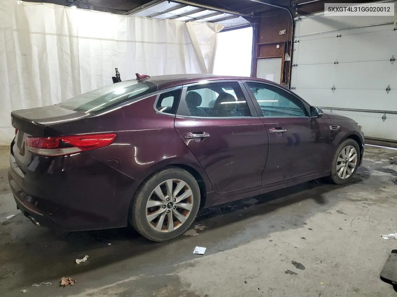 5XXGT4L31GG020012 2016 Kia Optima Lx