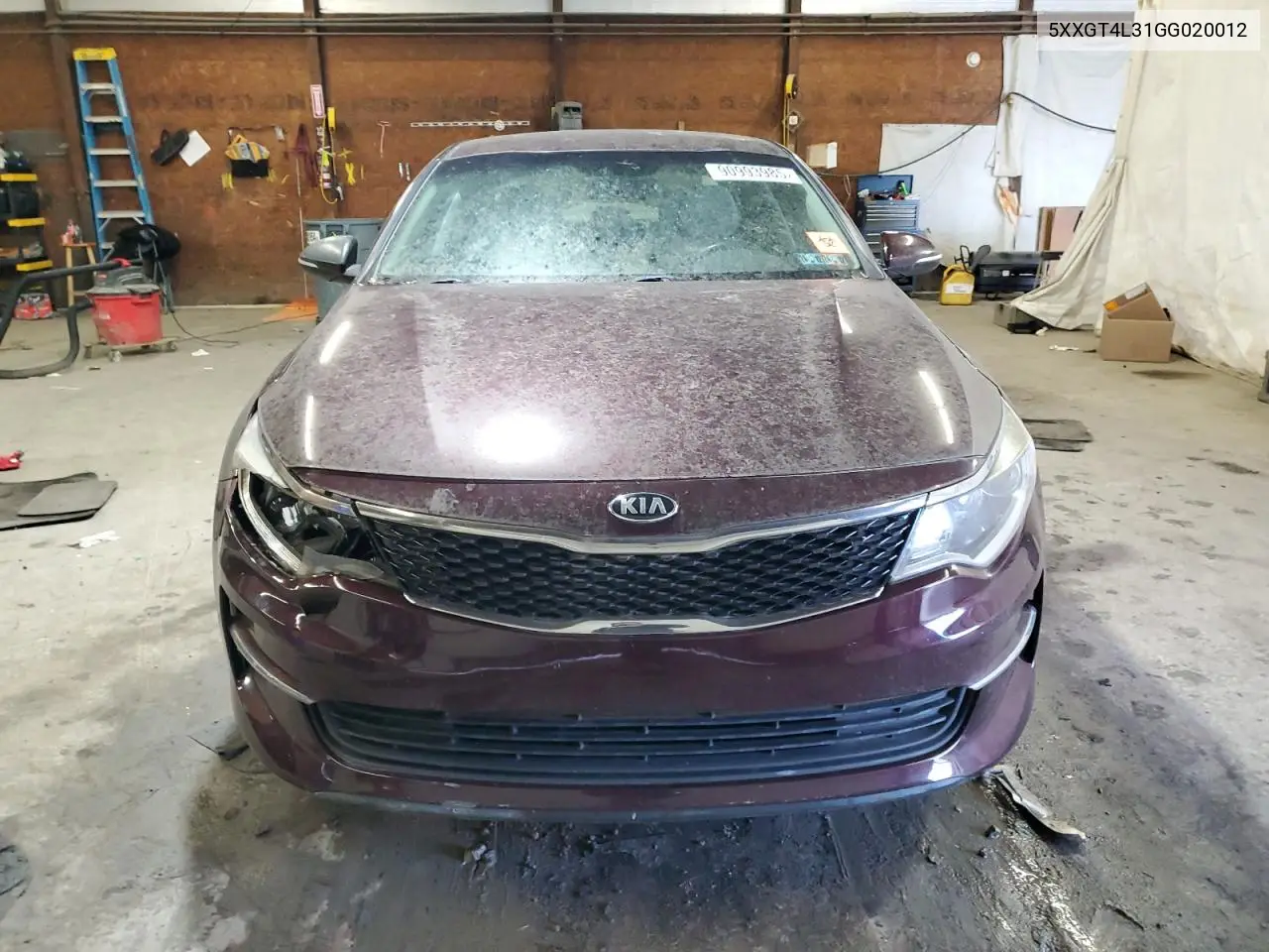 5XXGT4L31GG020012 2016 Kia Optima Lx