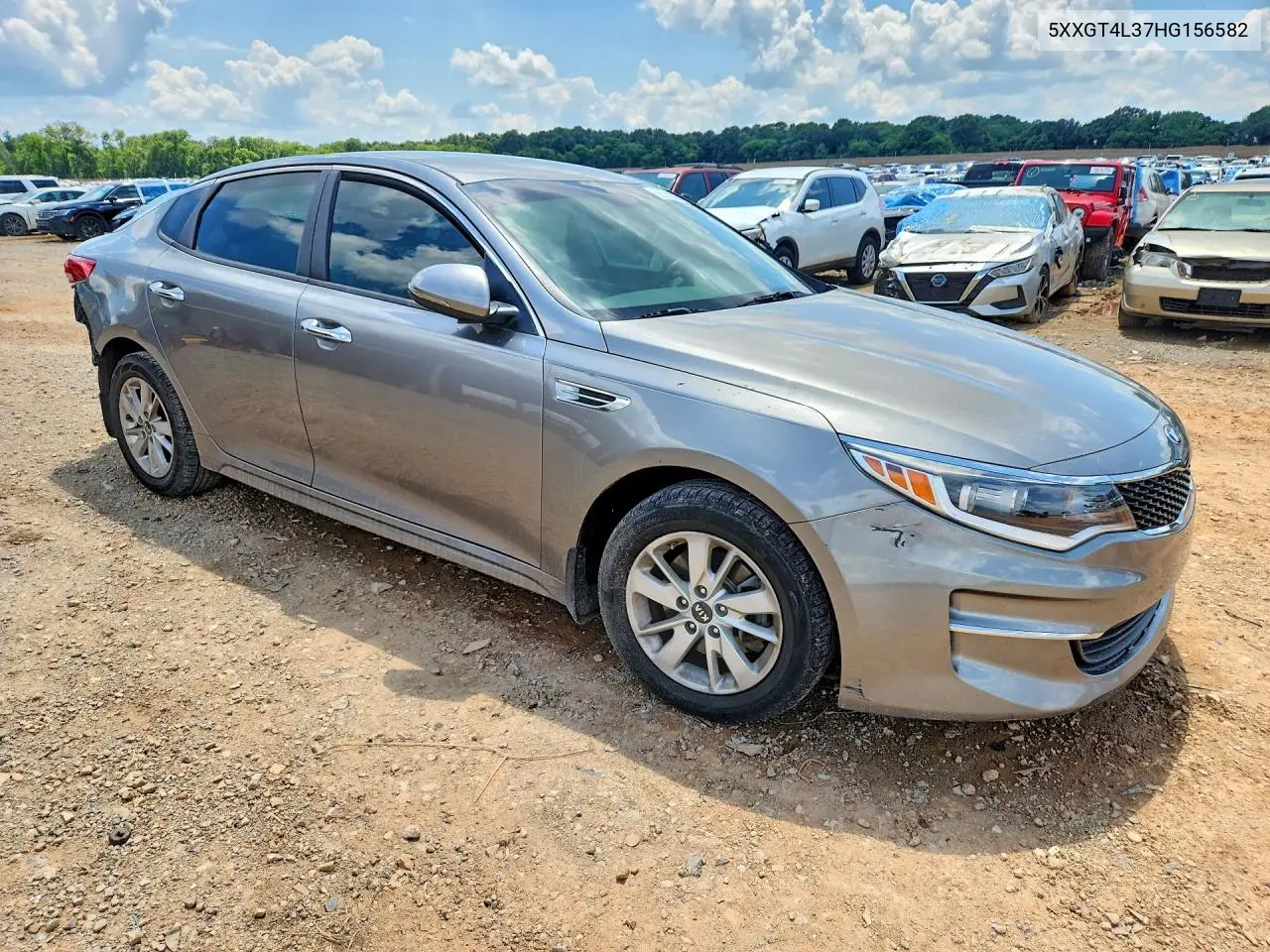 2017 Kia Optima Lx VIN: 5XXGT4L37HG156582 Lot: 56520026