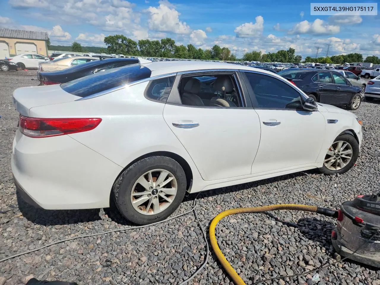 2017 Kia Optima Lx VIN: 5XXGT4L39HG175117 Lot: 57695846
