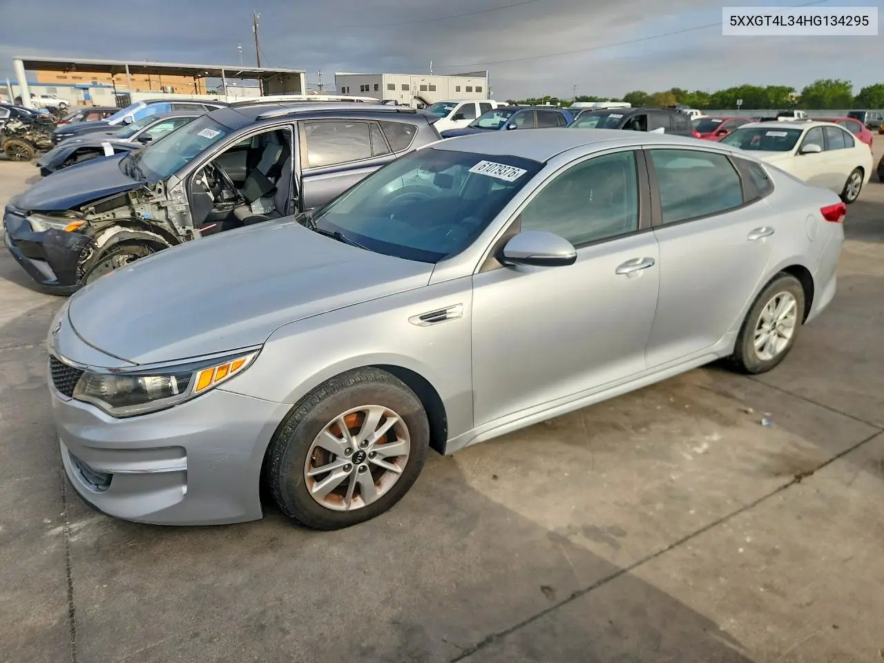 2017 Kia Optima Lx VIN: 5XXGT4L34HG134295 Lot: 61079376
