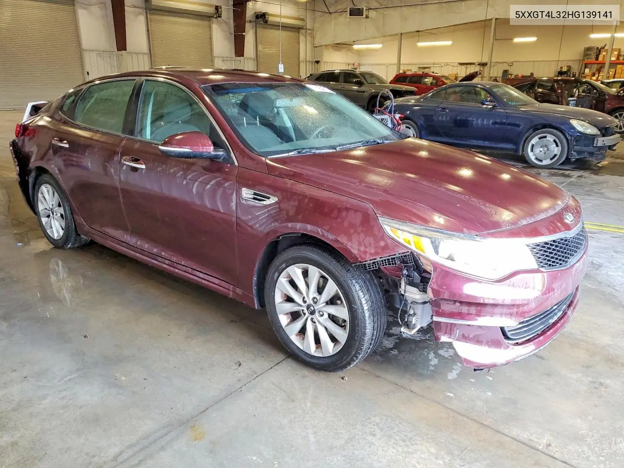 2017 Kia Optima Lx VIN: 5XXGT4L32HG139141 Lot: 61164516