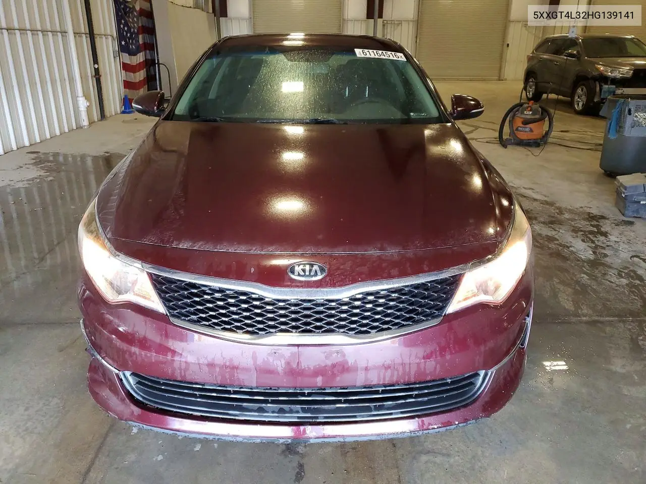 2017 Kia Optima Lx VIN: 5XXGT4L32HG139141 Lot: 61164516