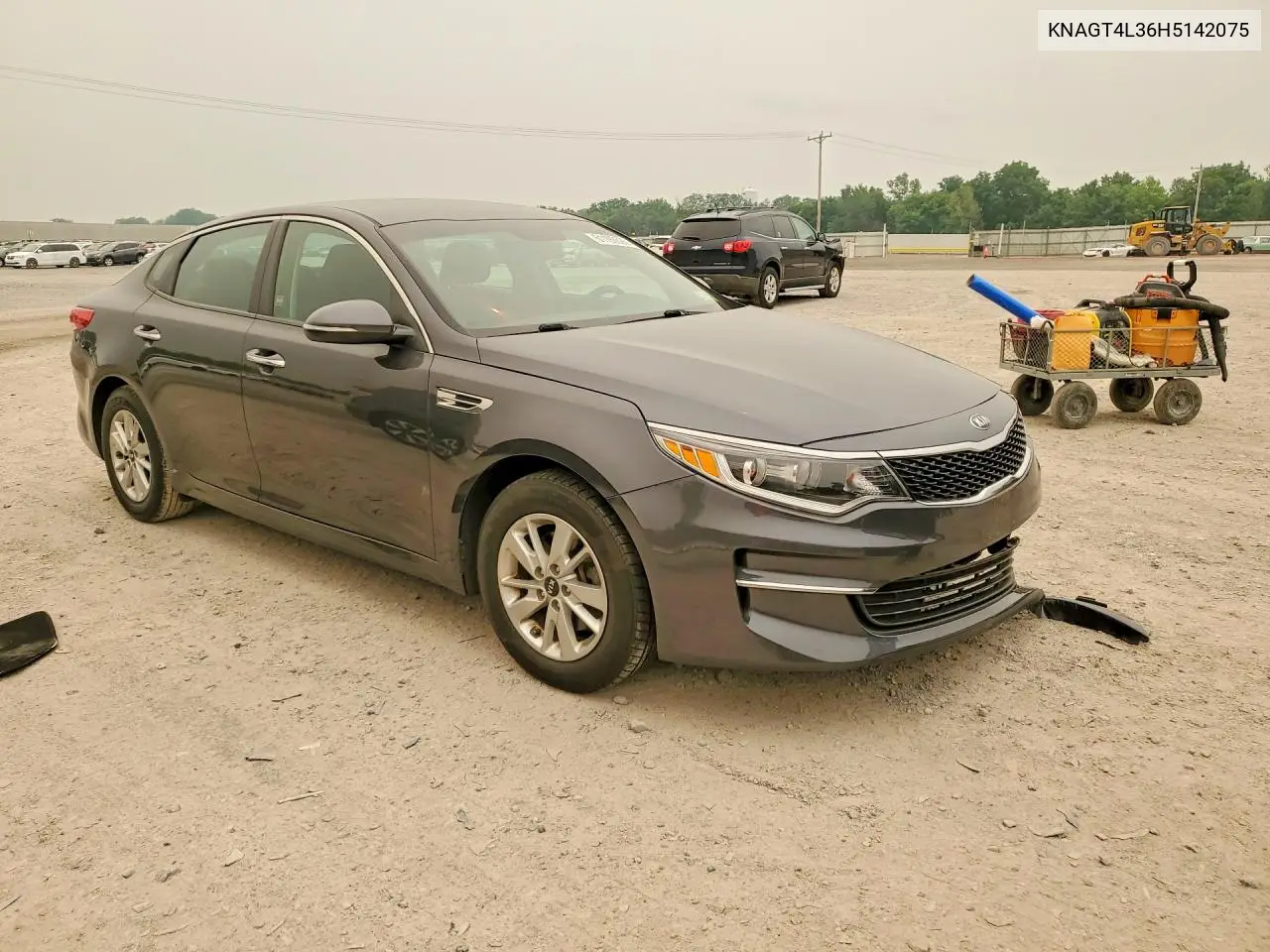 2017 Kia Optima Lx VIN: KNAGT4L36H5142075 Lot: 61192626