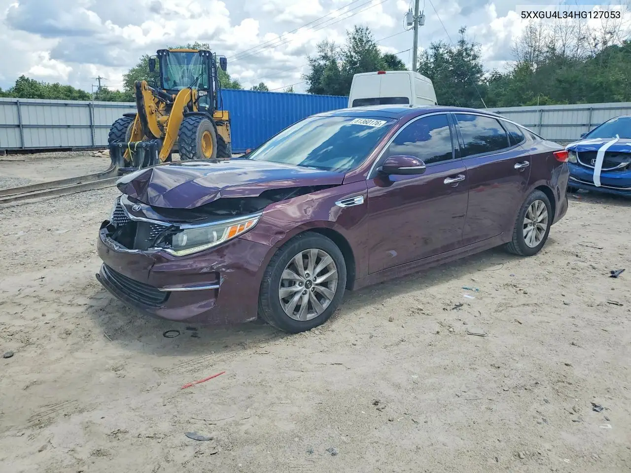 2017 Kia Optima Ex VIN: 5XXGU4L34HG127053 Lot: 61360176
