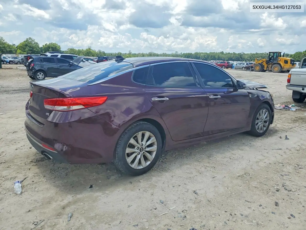 2017 Kia Optima Ex VIN: 5XXGU4L34HG127053 Lot: 61360176