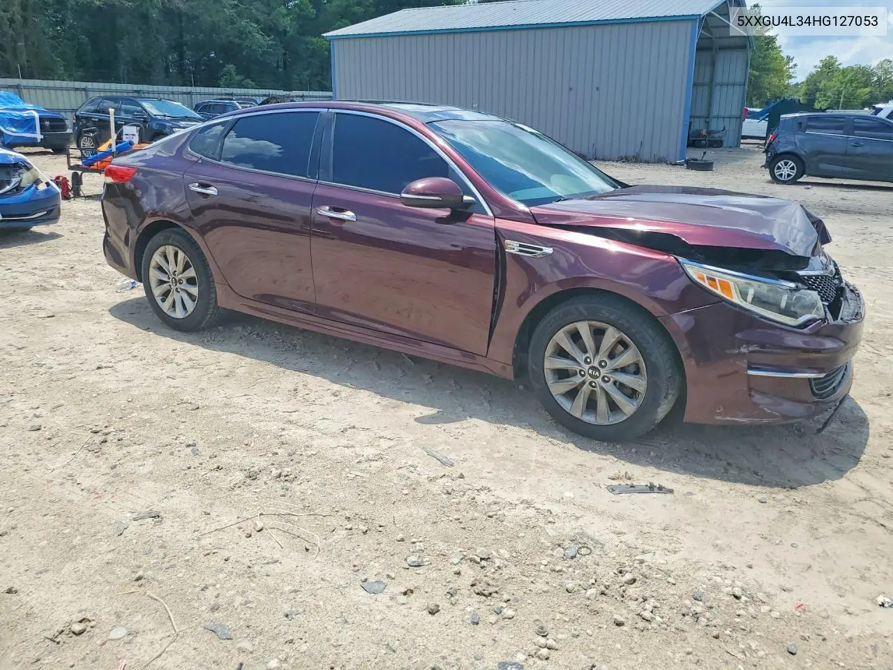2017 Kia Optima Ex VIN: 5XXGU4L34HG127053 Lot: 61360176