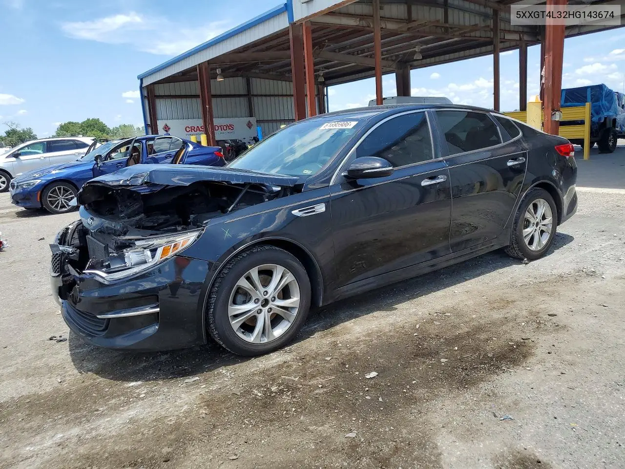 2017 Kia Optima Lx VIN: 5XXGT4L32HG143674 Lot: 61695986