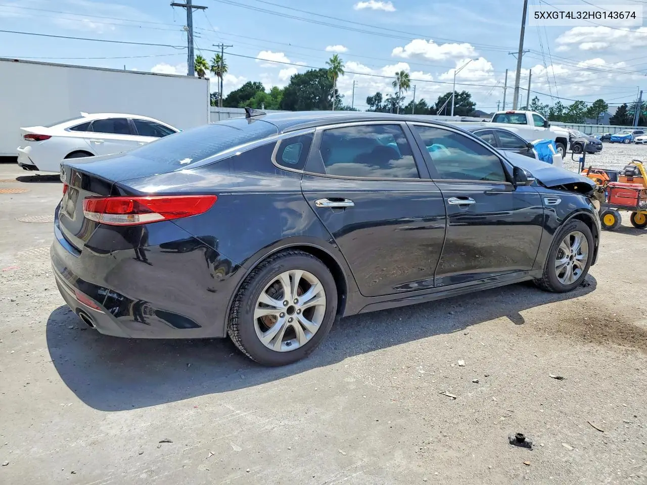 2017 Kia Optima Lx VIN: 5XXGT4L32HG143674 Lot: 61695986