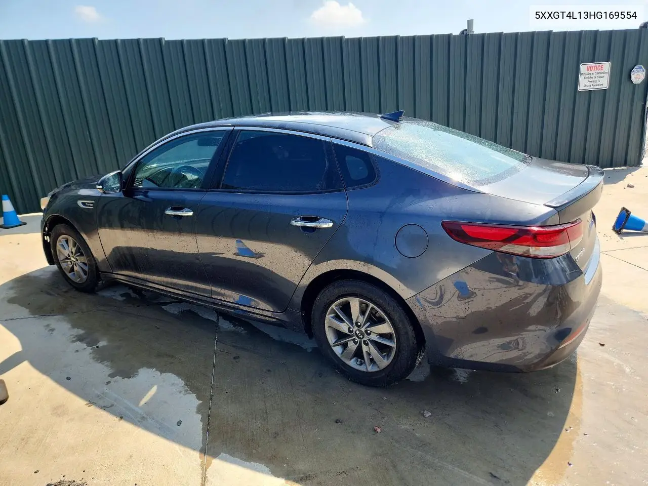 2017 Kia Optima Lx VIN: 5XXGT4L13HG169554 Lot: 85608335